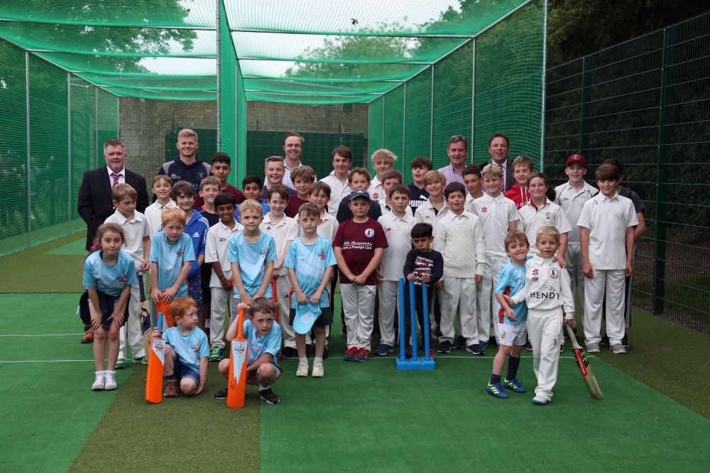 Cowdreys caught in the new nets at Tonbridge cricket club